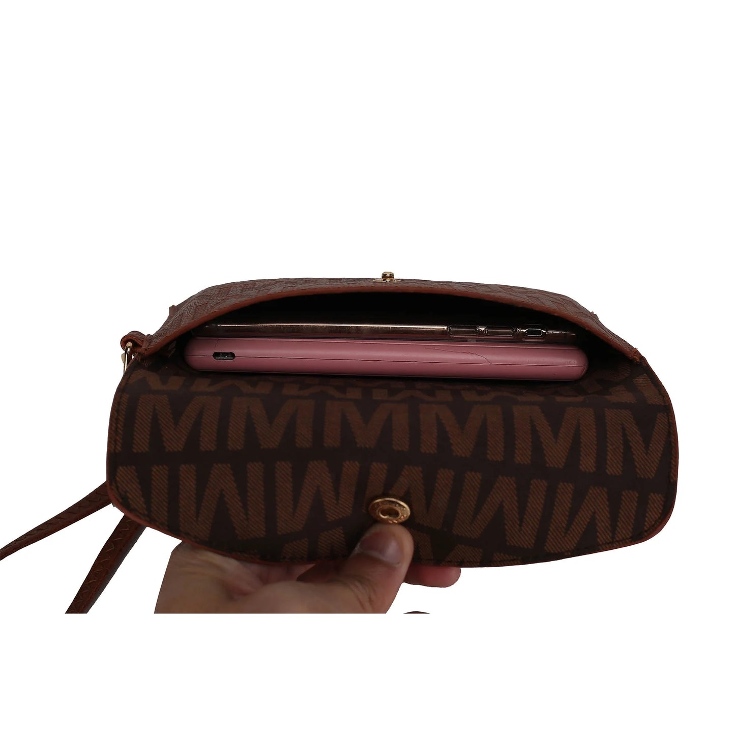 Edelyn Women's 4-Piece Signature Tote Bag Set by Mia K: Small Handbag, Pouch Purse, and Wristlet Wallet