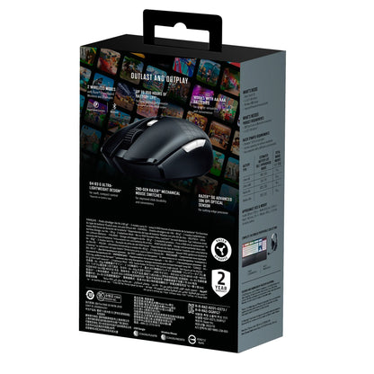 Orochi V2 Roblox Edition Wireless Gaming Mouse - 2.4GHz & Bluetooth, 6 Buttons, Black