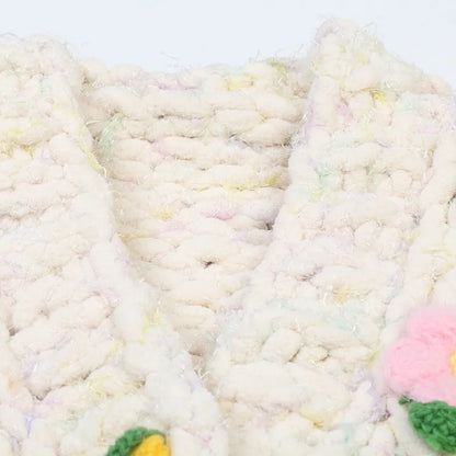 2023 Autumn Women's High-Quality V-Neck Long Sleeve Cardigan Sweater in Apricot by Mingmo