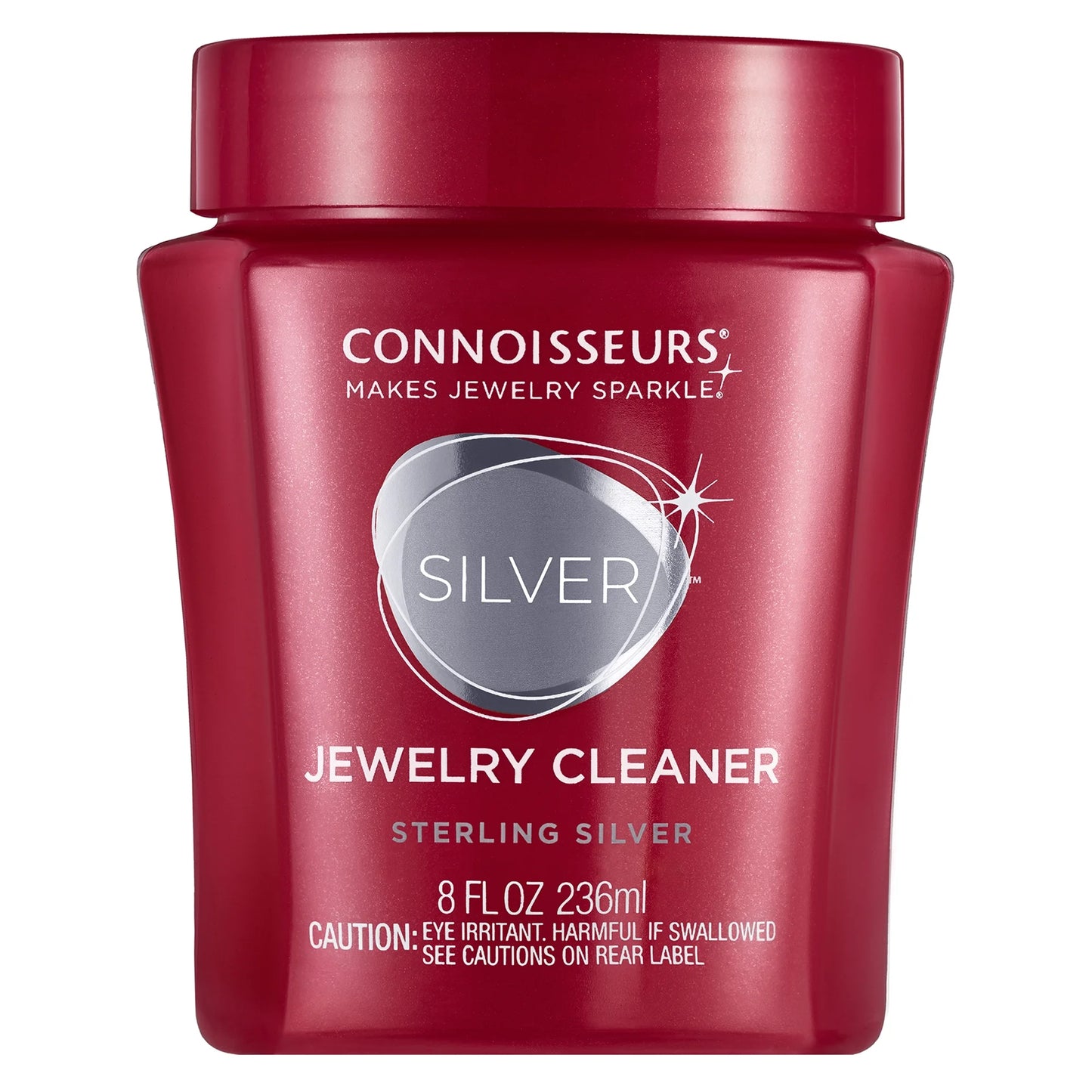 Silver Jewelry Cleaner - Liquid Dip Solution in Red Container