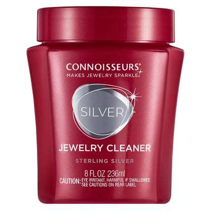 Silver Jewelry Cleaner - Liquid Dip Solution in Red Container